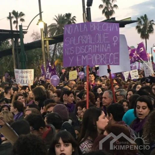 Internationale vrouwendag in Spanje!