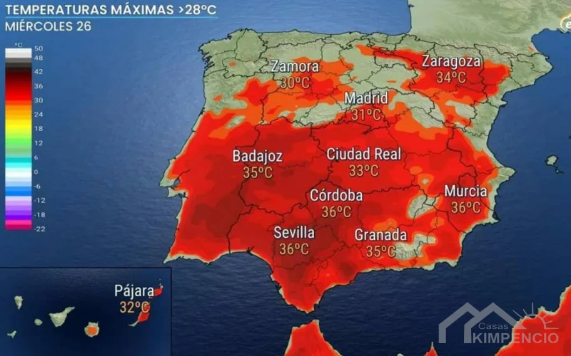 2024 is warmer dan andere jaren in Spanje