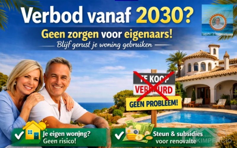 Verbod op verkoop woningen Spanje in 2030?