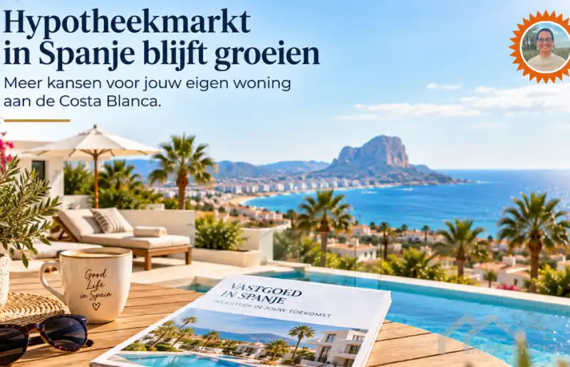 Hypotheekmarkt Spanje blijft sterk groeien