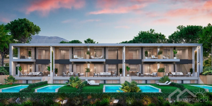Foto van Luxe nieuwbouw met zeezicht in Nueva Andalucía