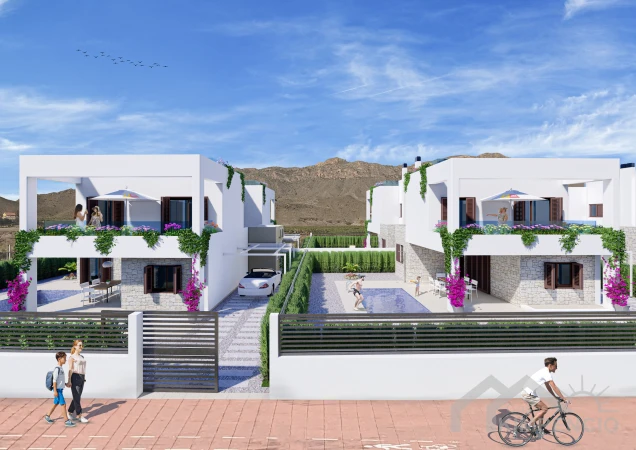 Halfgeschakelde villa Las Villas Mar de Pulpi F2a