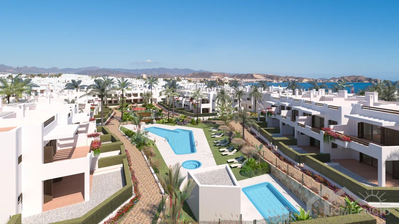 Gelijkvloers bungalow appartement Mar de Pulpi F8a