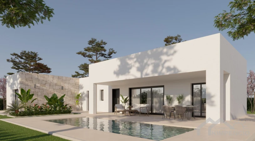 Zelfbouw villa op groot plot in Aspe regio Alicant