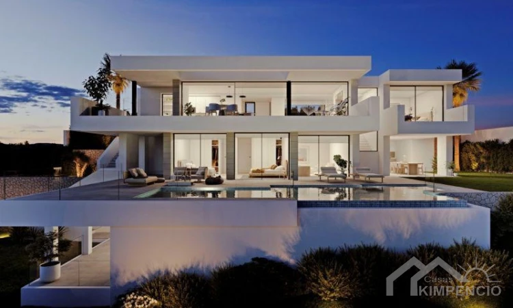Luxe villa Marina met zeezicht in  Cumbre del Sol