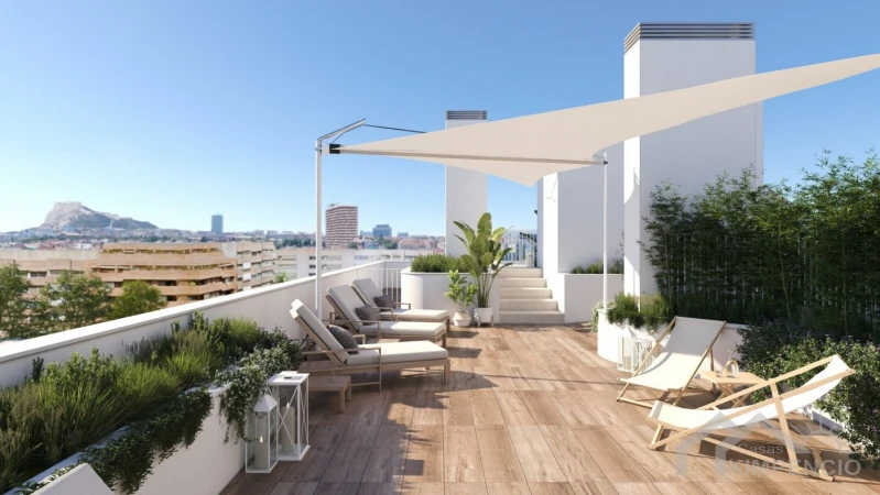 Appartement met terras in residentie Savery