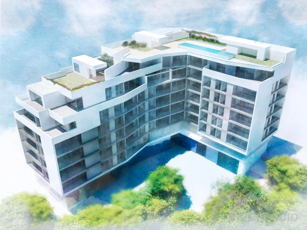 Appartement met terras in residentie Naya
