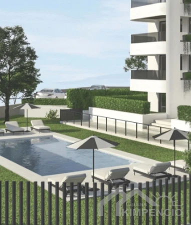 Appartement op tussenverdieping met terras