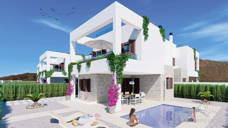 Halfgeschakelde villa Las Villas Mar de Pulpi F2