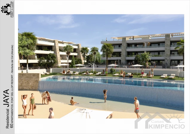 Jaya - Font de Llop: Modern appartement met terras