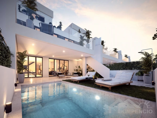 Nieuwbouw villa in Los Alcázares bij serena golf
