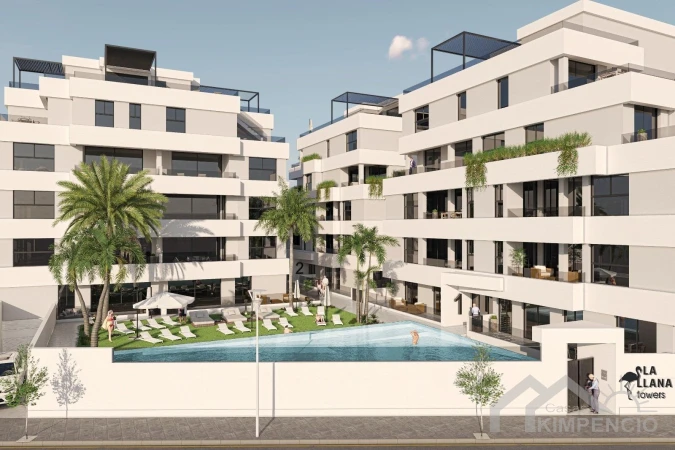 Gelijkvloerse woning in residentie La Llana Towers