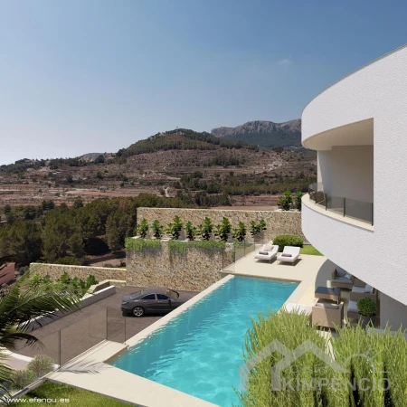 Empedrola. Luxe villa met zeezicht in Calpe