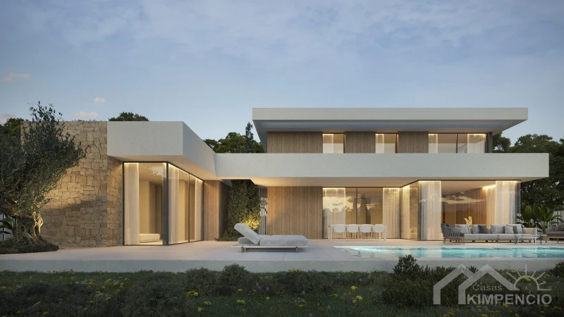 Luxe nieuwbouwvilla in Moraira; 3 km van de zee