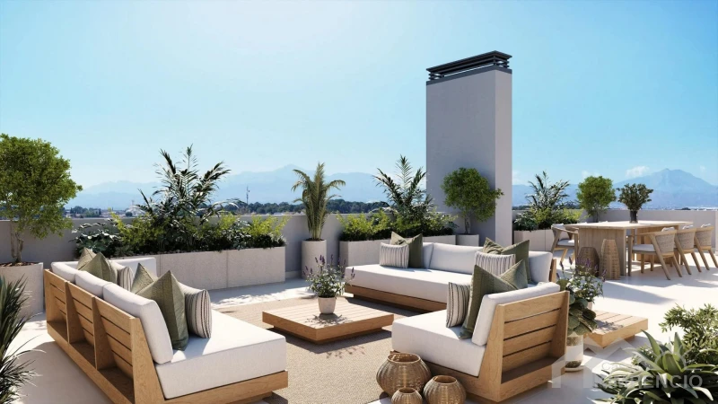 Penthouse met dakterras in residentie Halar