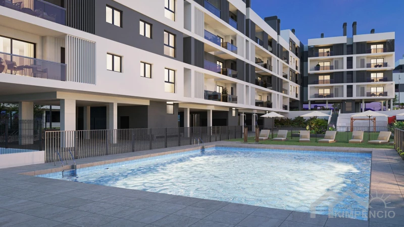 Appartement met terras in residentie Jarcia