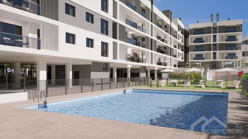 Penthouse met dakterras in residentie Jarcia