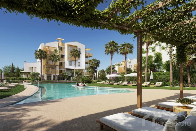 Luxe appartement 2 de verdiep 400 van het strand