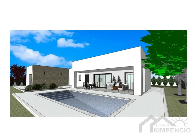 Zelf te bouwen villa op groot plot in Alicante