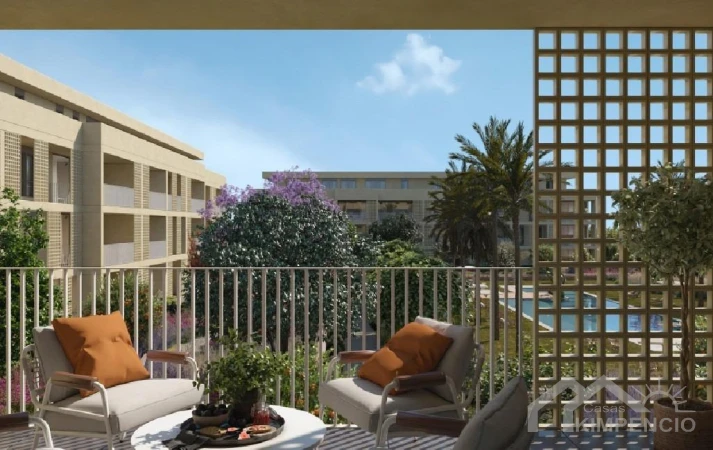 Appartement met terras in residentie La Alqueria