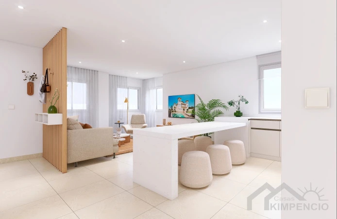 Foto 3 van Hoekwoning met solarium en meubelen inbegrepen