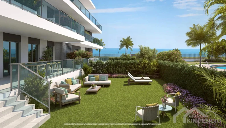 Gelijkvloers appartement met tuin