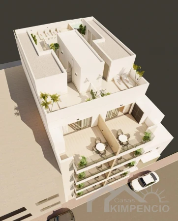 Modern appartement op de bovenste verdieping
