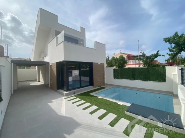 Villa met solarium 700m van zee in Los Alcázares