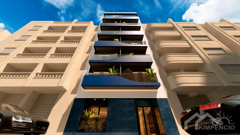 Penthouse (studio) in Torrevieja nabij zee