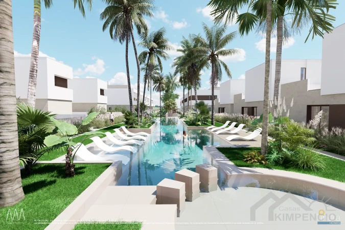 Gelijkvloers appartement met tuin in Serena Costa