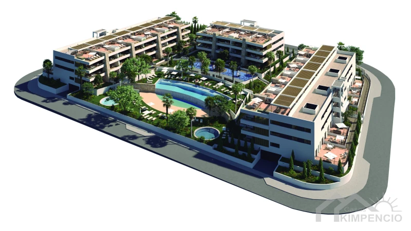 Jaya - Font de Llop: Modern appartement met terras