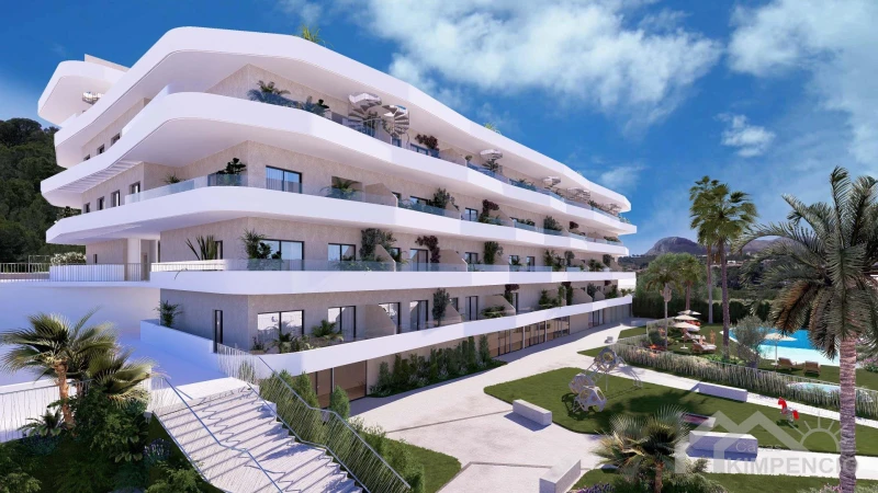 Gelijkvloers appartement met terras in La Nucia