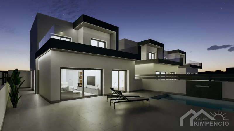 Villa in Benijofar met onderbouw en solarium