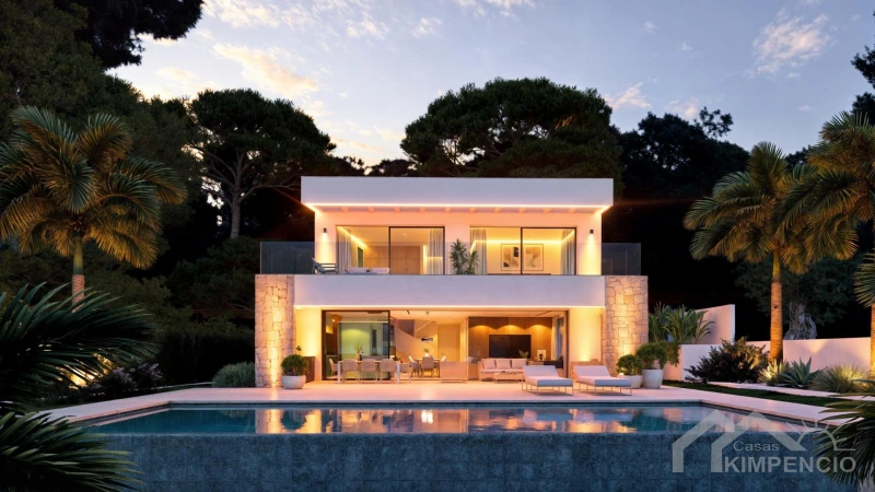 Luxe woning met zwembad en zeezicht in Moraira
