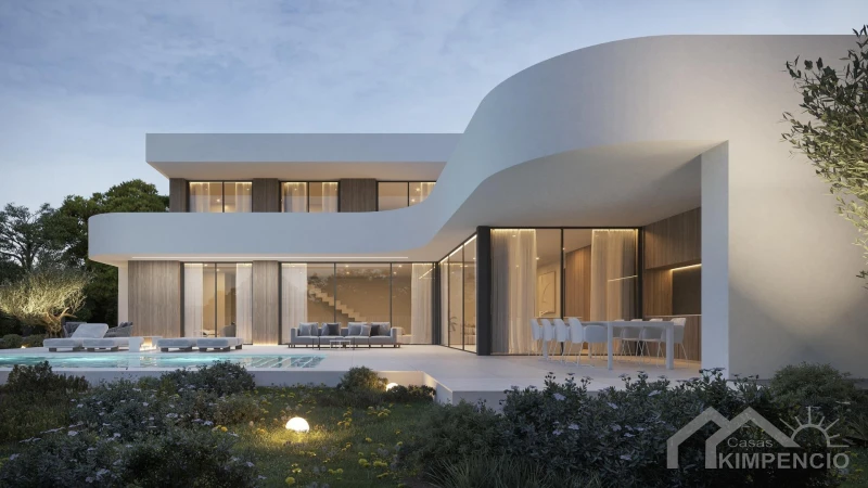Luxe villa in Moraira op riant perceel
