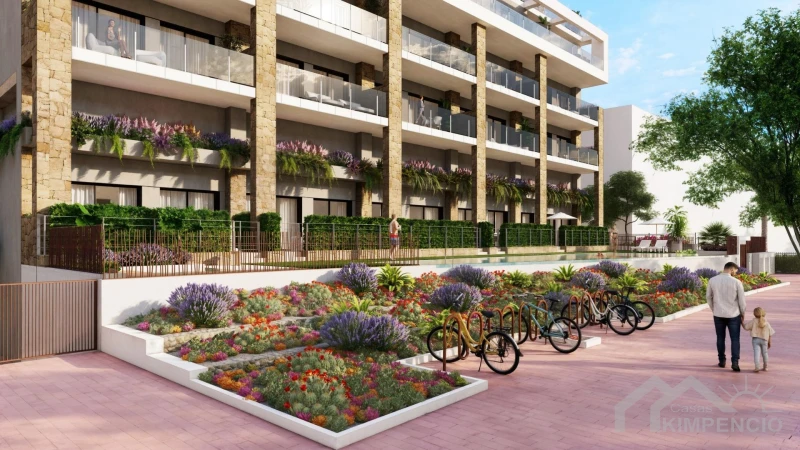 Gelijkvloers appartement tuin in residentie Njoy