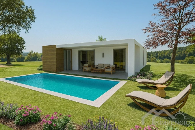 Gelijkvloerse villa’s met zwembad & privacy