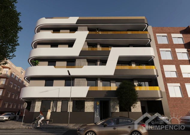 Penthouse met ruim solarium in centrum Torrevieja