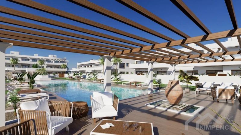 Gelijkvloers appartement met tuin in La Sunrise