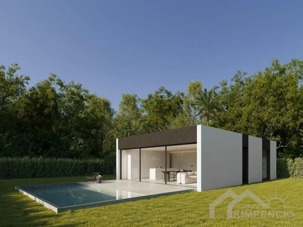 Gelijkvloerse designvilla met zwembad in Benidorm