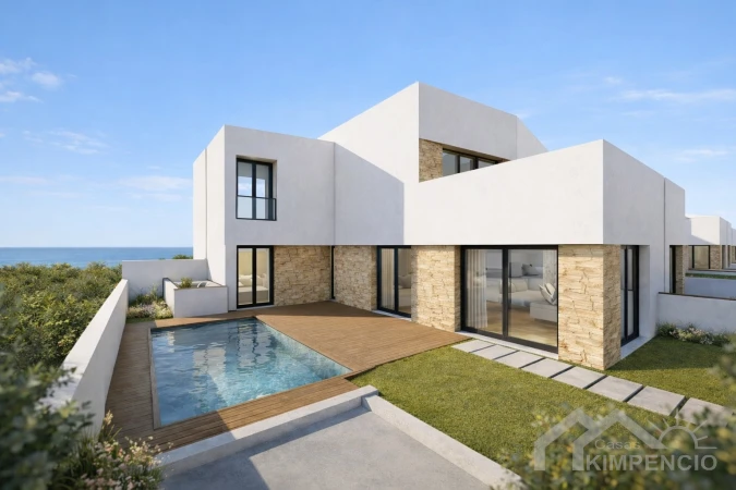 Villa met zwembad en solarium