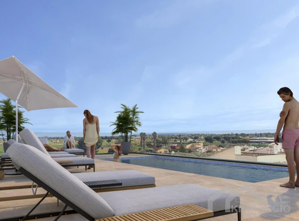 Penthouse te koop Catral  Costa Blanca zwembad-sol
