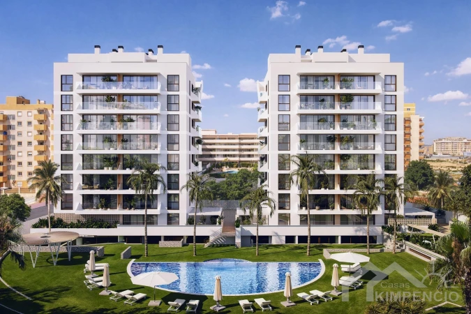 Ruim appartement vlak bij strand Guardamar en zee