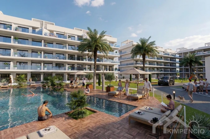 Gemeubeld penthouse in resort El Raso