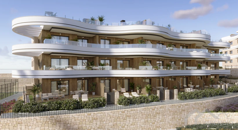 Penthouse met terras en zeezicht Finestrat