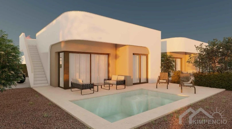 Foto van Nieuwbouw golfvilla Costa Cálida met solarium
