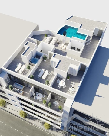 Foto 3 van Penthouse met solarium in residentie Sun Bay