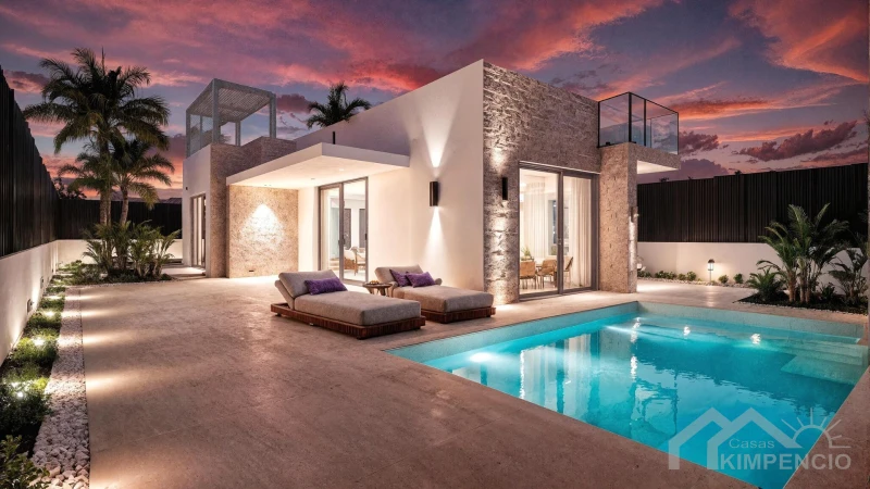 Foto van Nieuwe villa in Serena Golf Los Alcazares