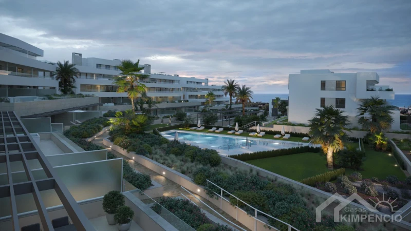Foto van Gelijkvloers appartement met tuin Estepona