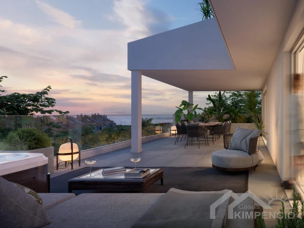 Foto van Duplex penthouse met terras in residentie Stella 8